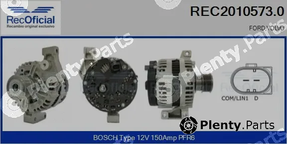 Recoficial REC2010573.0 — Alternator