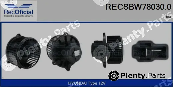 Recoficial RECSBW78030.0 — Interior Blower