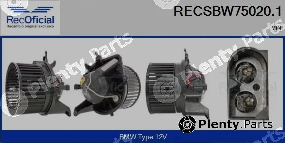 Recoficial RECSBW75020.1 — Interior Blower