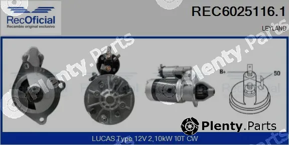 Recoficial REC6025116.1 — Starter