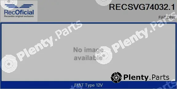 Recoficial RECSVG74032.1 — EGR Valve