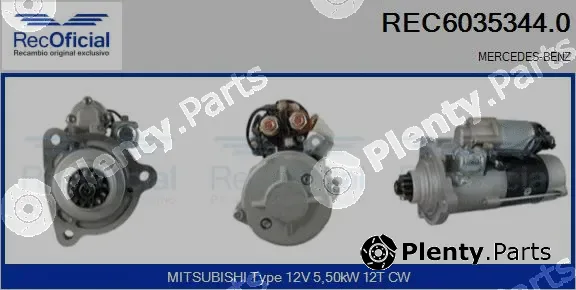 Recoficial REC6035344.0 — Starter