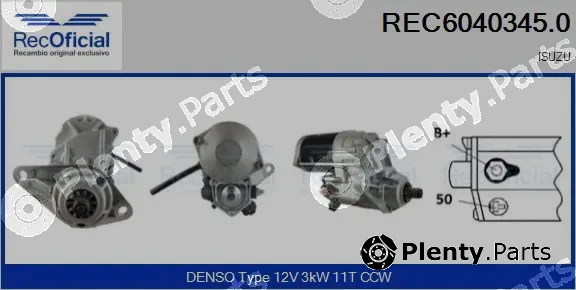 Recoficial REC6040345.0 — Starter