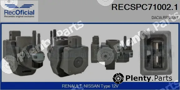 Recoficial RECSPC71002.1 — Pressure Converter, exhaust control