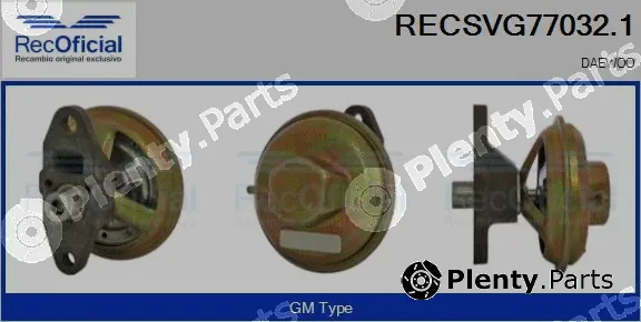 Recoficial RECSVG77032.1 — EGR Valve