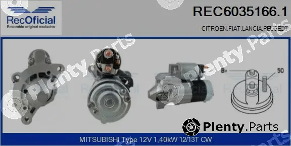 Recoficial REC6035166.1 — Starter