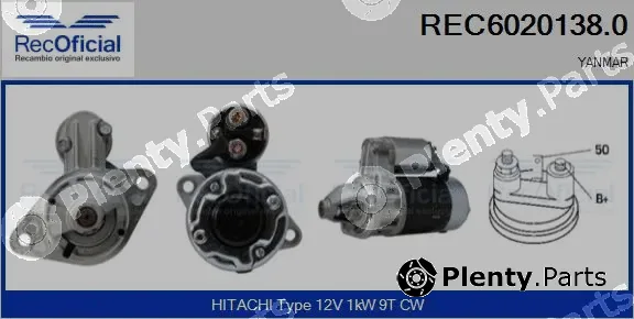 Recoficial REC6020138.0 — Starter