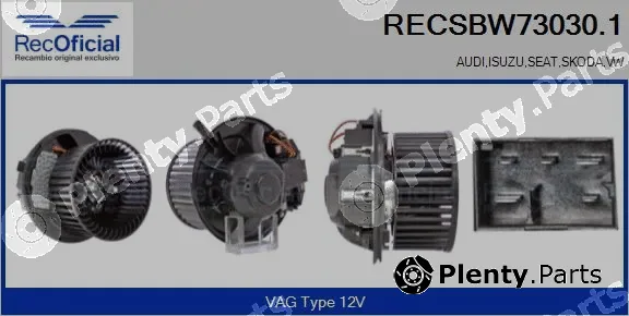 Recoficial RECSBW73030.1 — Interior Blower