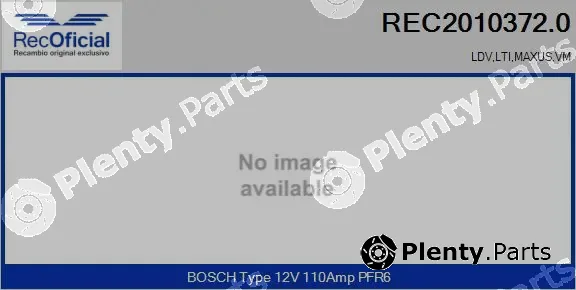 Recoficial REC2010372.0 — Alternator