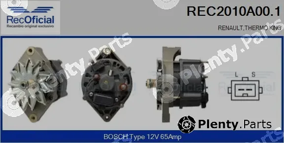 Recoficial REC2010A00.1 — Alternator