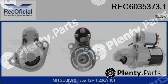 Recoficial REC6035373.1 — Starter