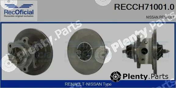 Recoficial RECCH71001.0 — Core assembly, turbocharger