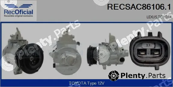 Recoficial RECSAC86106.1 — Compressor, air conditioning