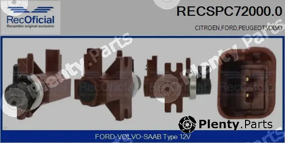Recoficial RECSPC72000.0 — Pressure Converter, exhaust control