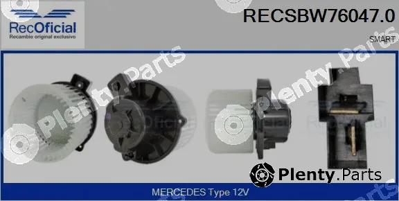 Recoficial RECSBW76047.0 — Interior Blower