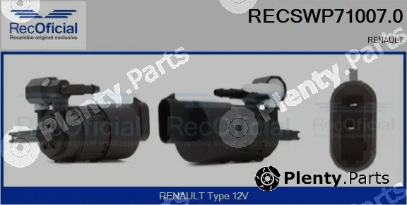 Recoficial RECSWP71007.0 — Washer Fluid Pump, window cleaning