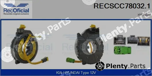 Recoficial RECSCC78032.1 — Clockspring, airbag