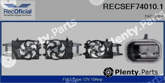 Recoficial RECSEF74010.1 — Electric Motor, radiator fan