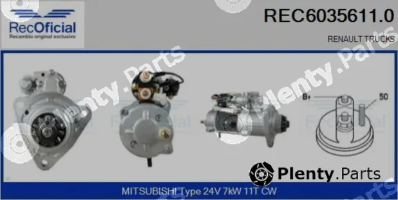 Recoficial REC6035611.0 — Starter