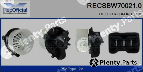 Recoficial RECSBW70021.0 — Interior Blower