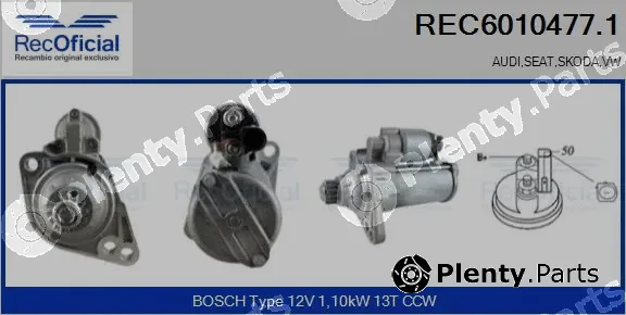 Recoficial REC6010477.1 — Starter