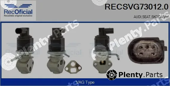 Recoficial RECSVG73012.0 — EGR Valve