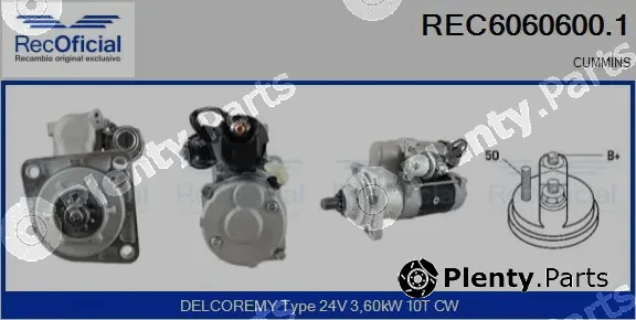 Recoficial REC6060600.1 — Starter