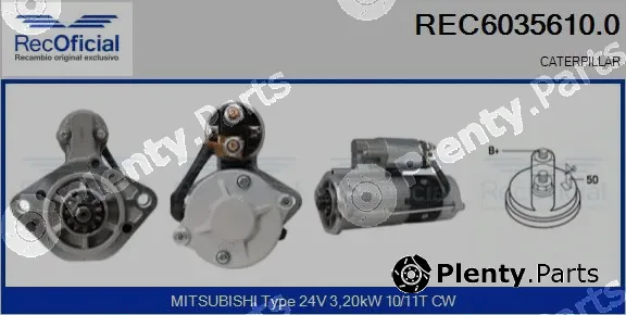 Recoficial REC6035610.0 — Starter