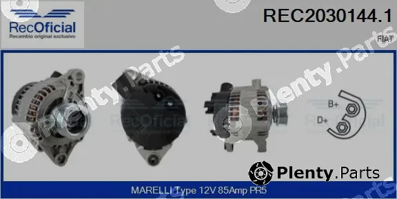 Recoficial REC2030144.1 — Alternator
