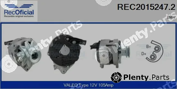 Recoficial REC2015247.2 — Alternator
