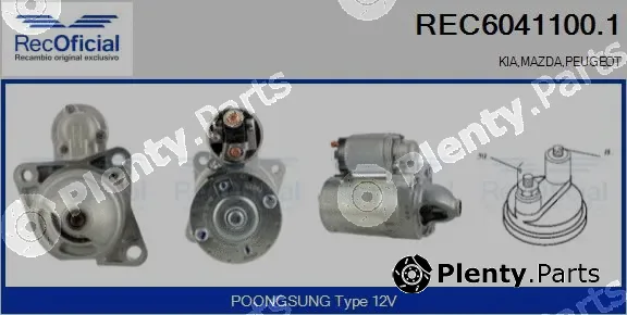 Recoficial REC6041100.1 — Starter
