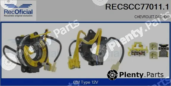 Recoficial RECSCC77011.1 — Clockspring, airbag