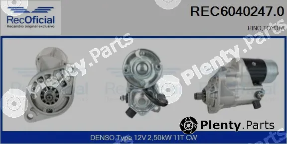 Recoficial REC6040247.0 — Starter