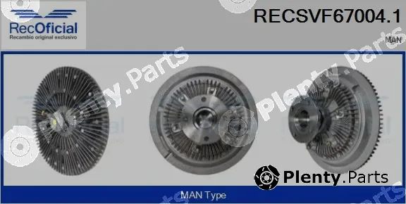 Recoficial RECSVF67004.1 — Clutch, radiator fan