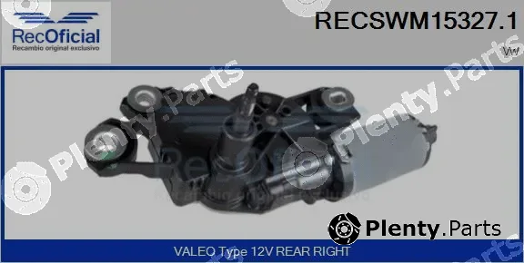 Recoficial RECSWM15327.1 — Wiper Motor