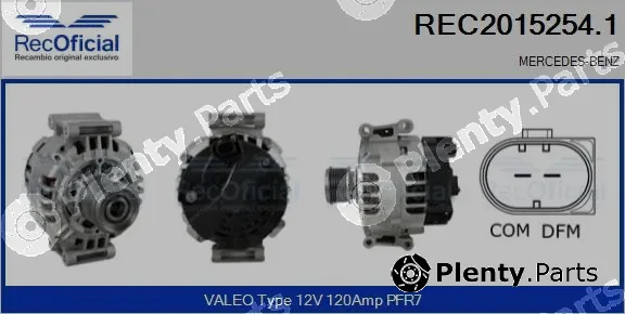 Recoficial REC2015254.1 — Alternator