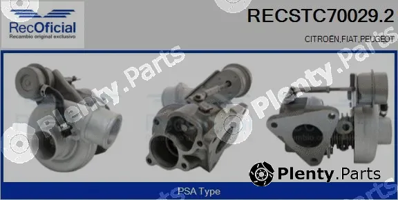 Recoficial RECSTC70029.2 — Charger, charging (supercharged/turbocharged)
