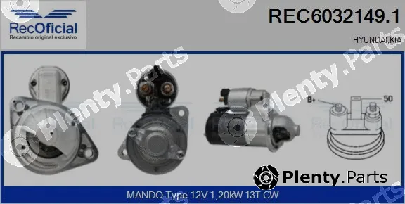 Recoficial REC6032149.1 — Starter