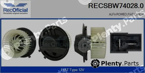 Recoficial RECSBW74028.0 — Interior Blower