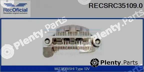 Recoficial RECSRC35109.0 — Rectifier, alternator