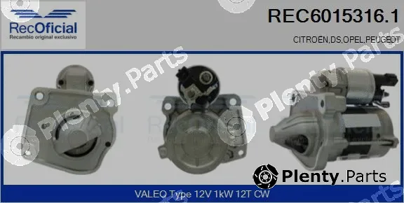 Recoficial REC6015316.1 — Starter