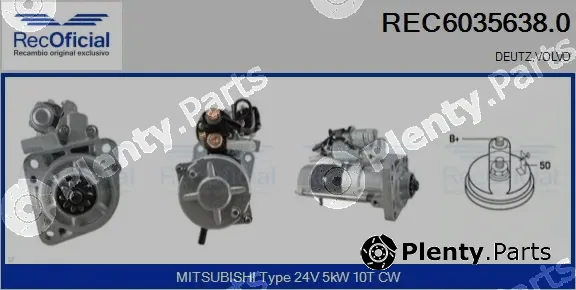 Recoficial REC6035638.0 — Starter