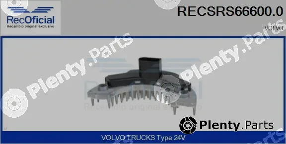 Recoficial RECSRS66600.0 — Resistor, interior blower