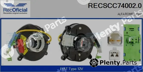 Recoficial RECSCC74002.0 — Clockspring, airbag