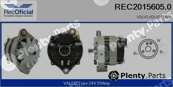 Recoficial REC2015605.0 — Alternator