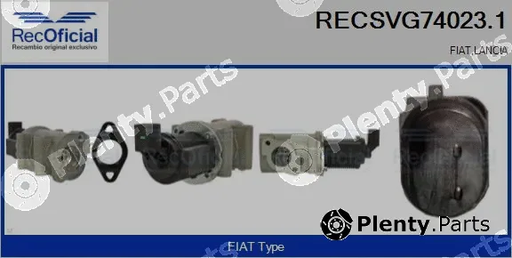 Recoficial RECSVG74023.1 — EGR Valve