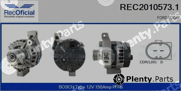 Recoficial REC2010573.1 — Alternator