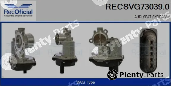 Recoficial RECSVG73039.0 — EGR Valve