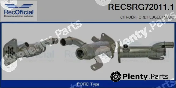 Recoficial RECSRG72011.1 — Cooler, exhaust gas recirculation