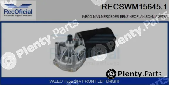 Recoficial RECSWM15645.1 — Wiper Motor